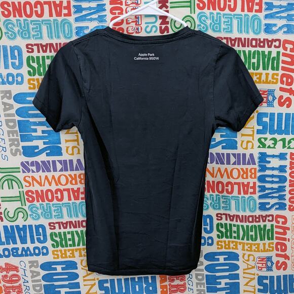 Apple Park California Infinity Loop T Shirt Size XXS Black Graphic Tee 95014 - Picture 6 of 6